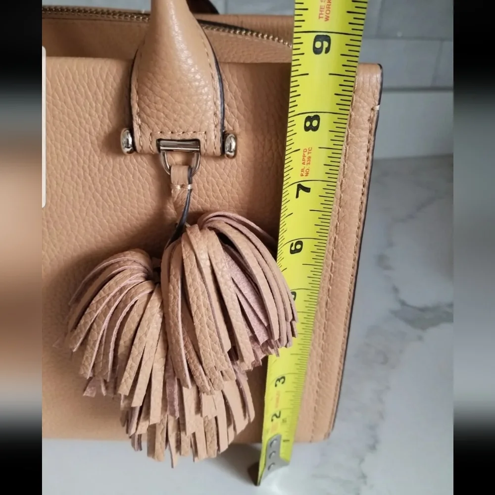 SOLD! NWT KATE SPADE ♠️ MARYAM PALMER DRIVER PEBBLED LEATHER Tiramisu/Tan - Picture 13 of 16